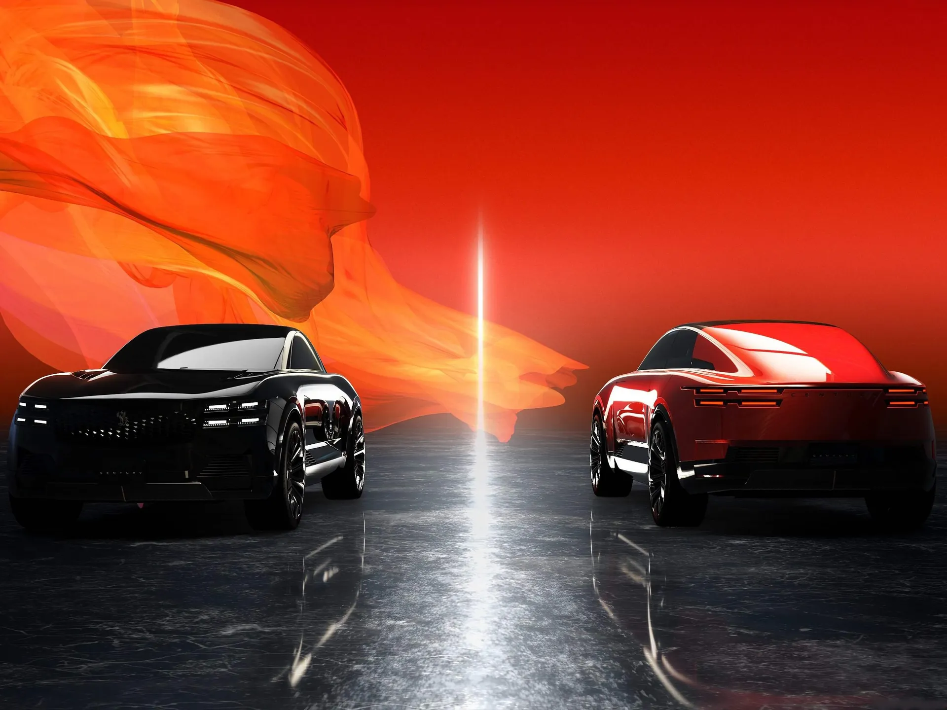 Toyota Century Concept (2025) – skupinový snímek