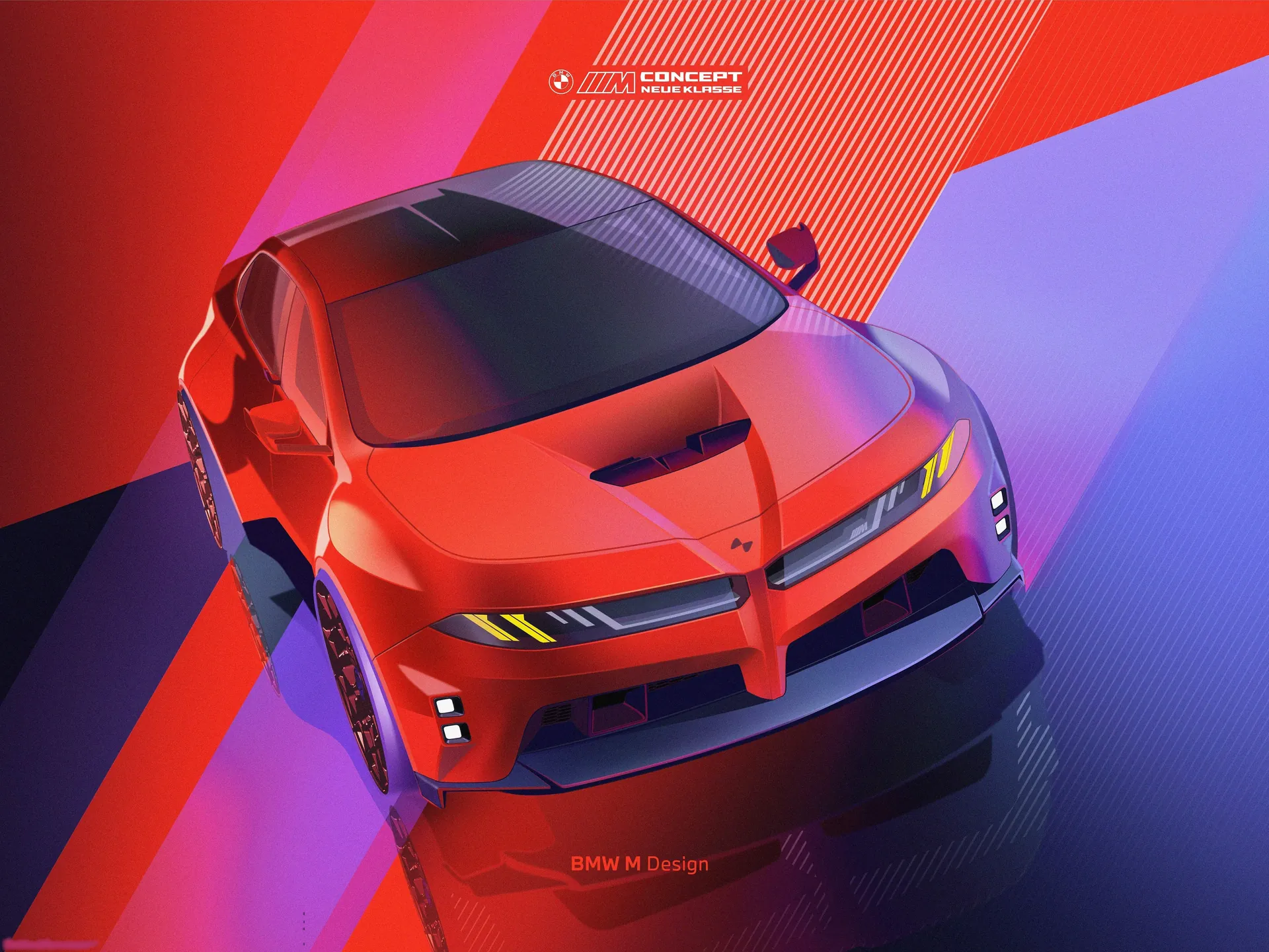 BMW M Neue Klasse Concept (2026) – designové skici