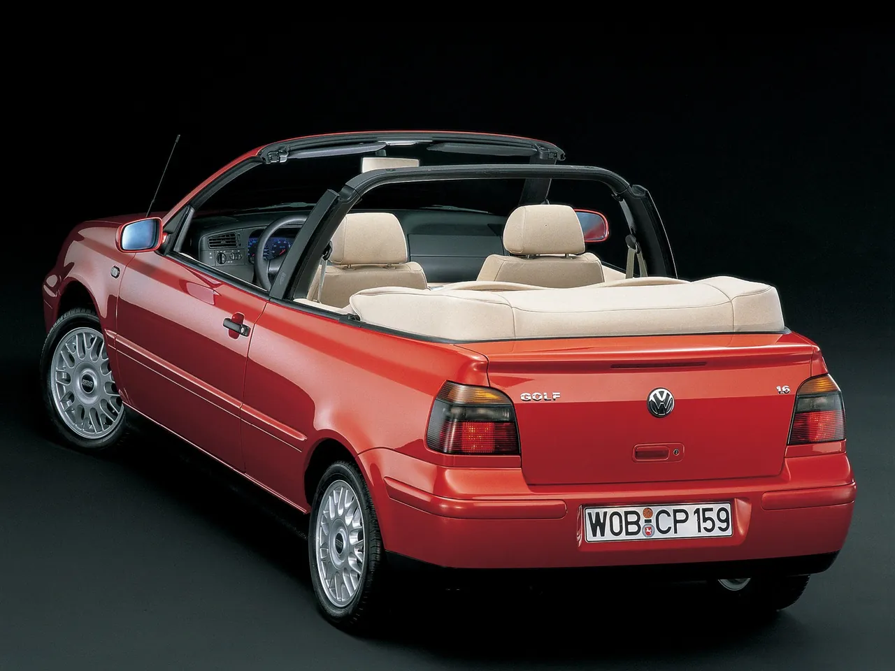 Volkswagen Golf Cabriolet (1998) - Rear Three-Quarter