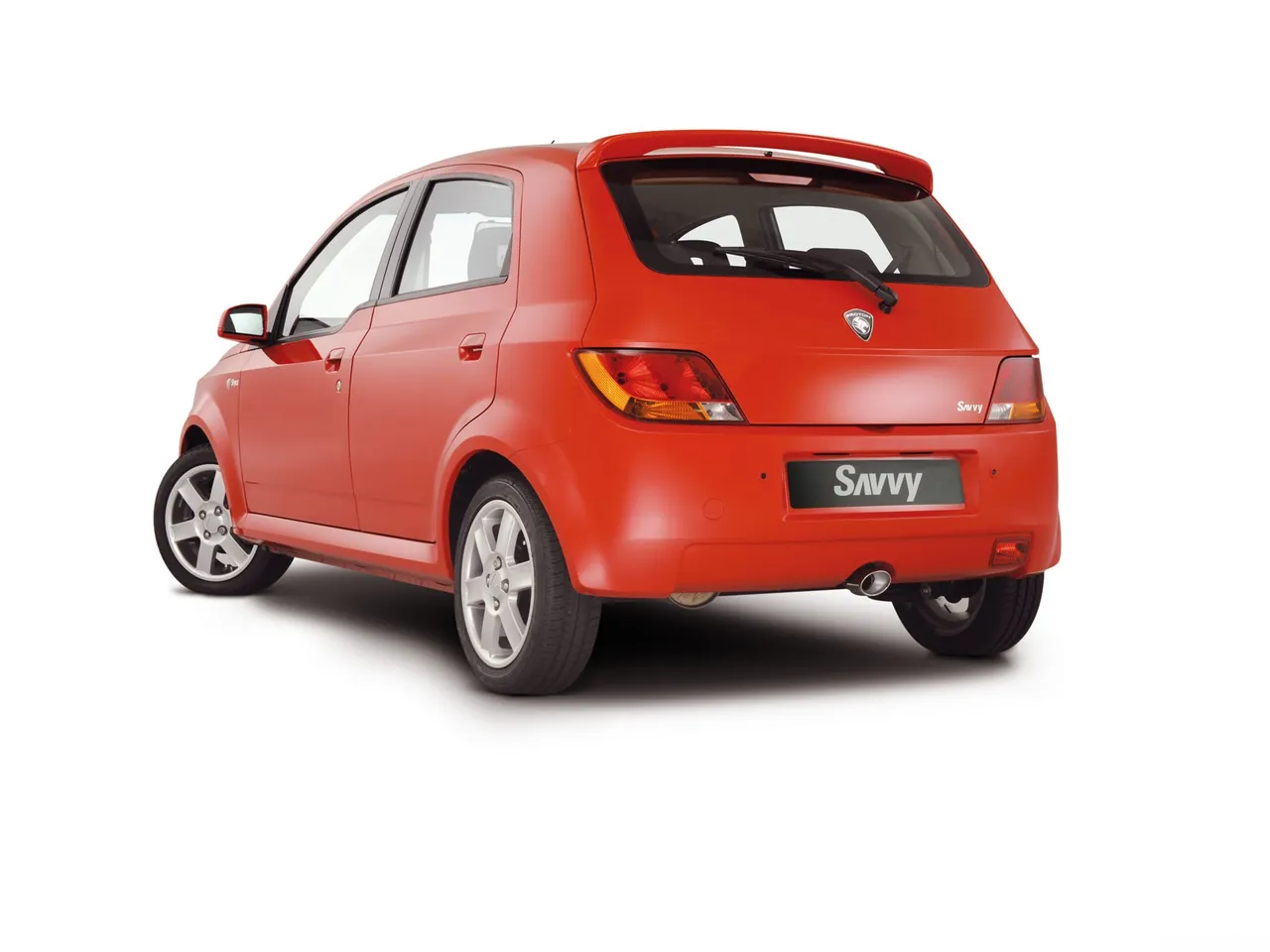 Proton Savvy (2008) – zadní tříčtvrteční pohled