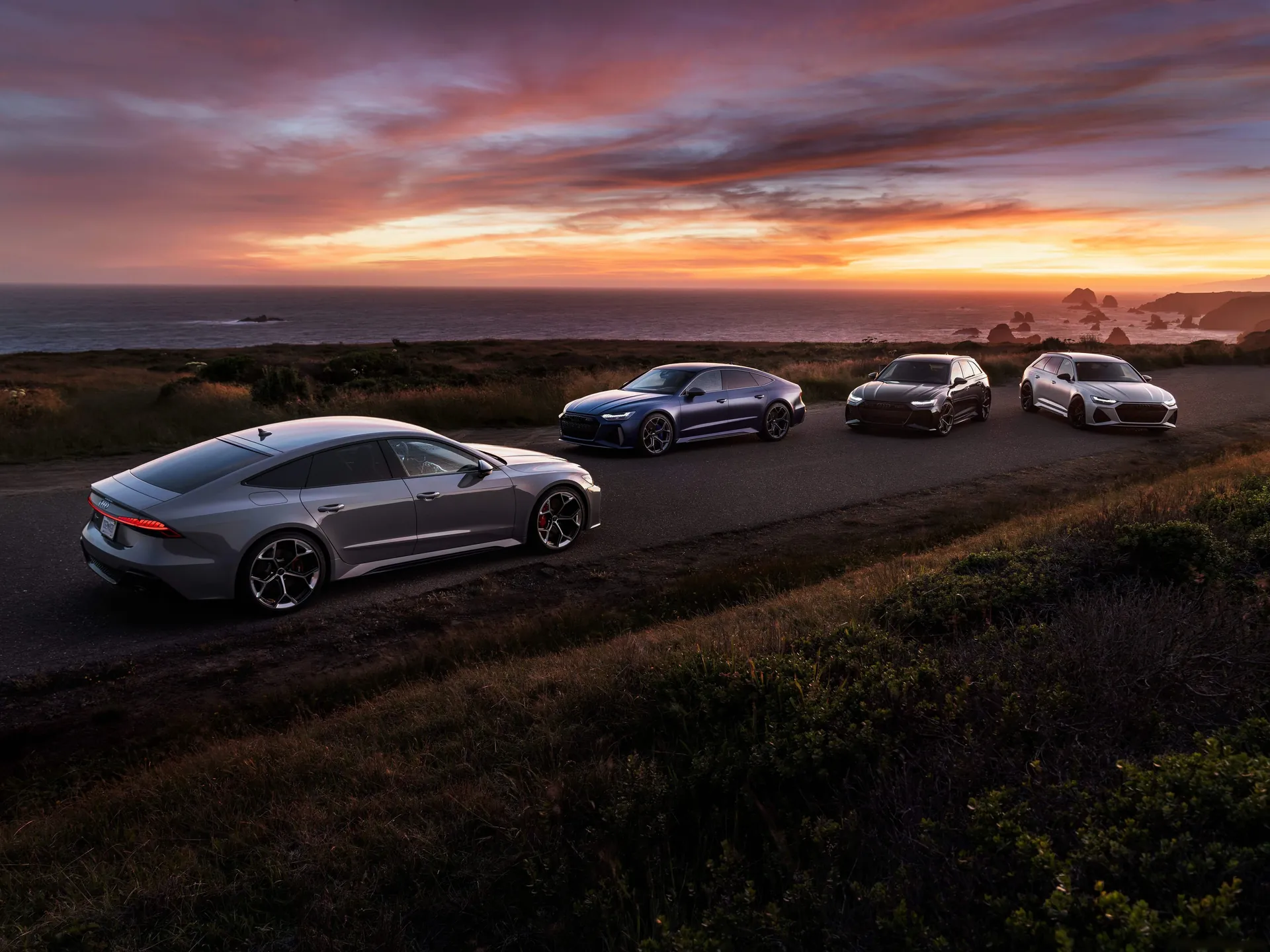 Audi RS7 Sportback performance (2023) – skupinový snímek