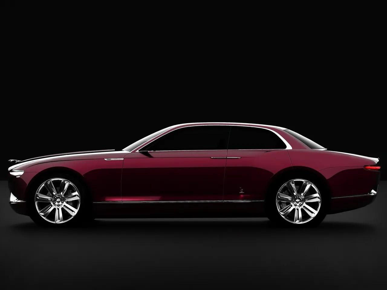 Bertone Jaguar B99 Concept (2011) – boční profil