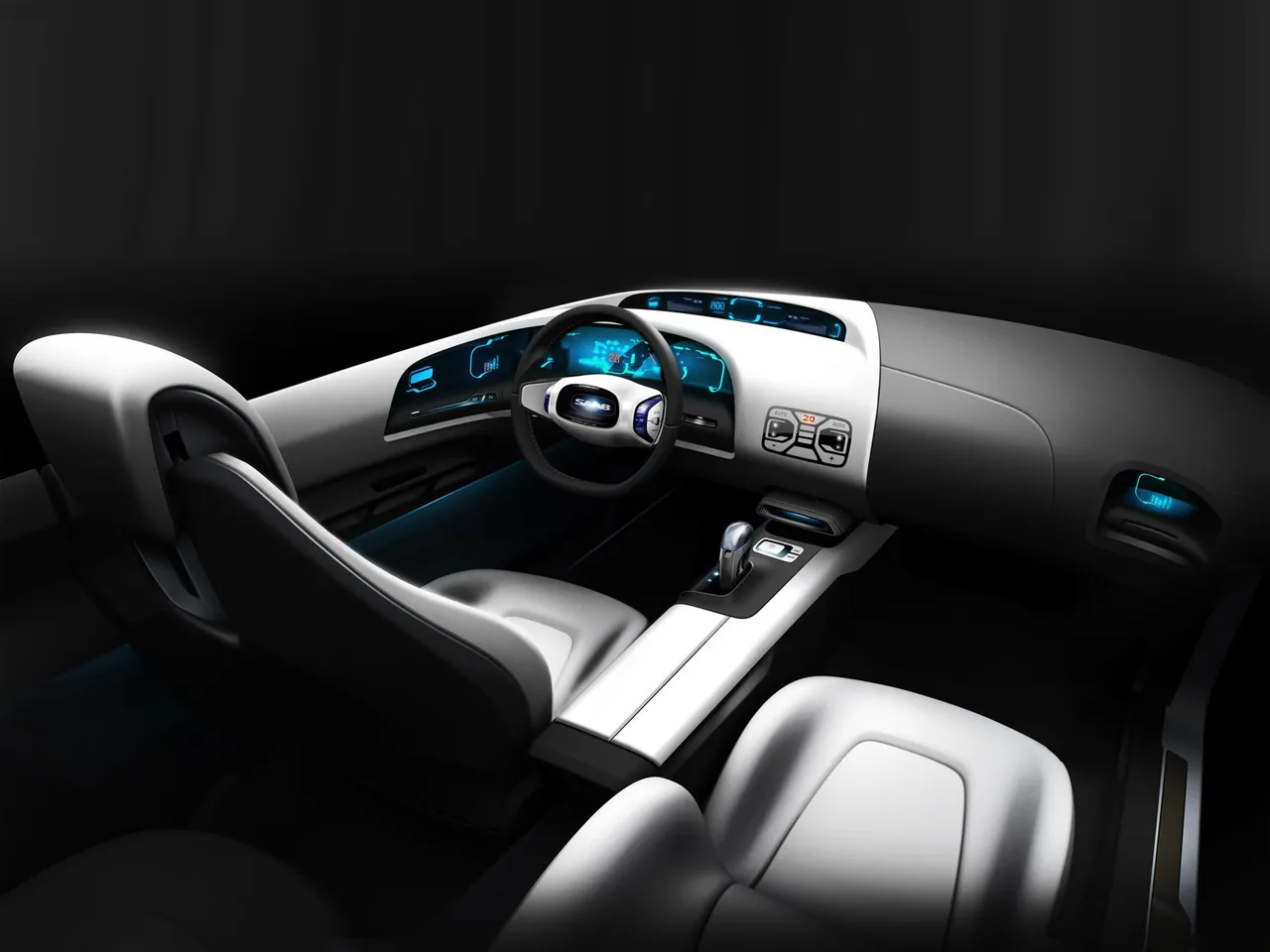 Saab 9-X BioHybrid Concept (2008) – interiér