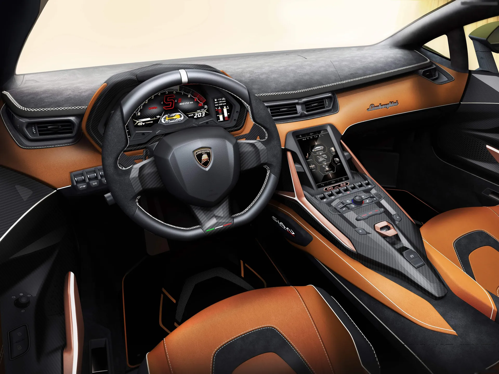 Lamborghini Sian (2020) – interiér