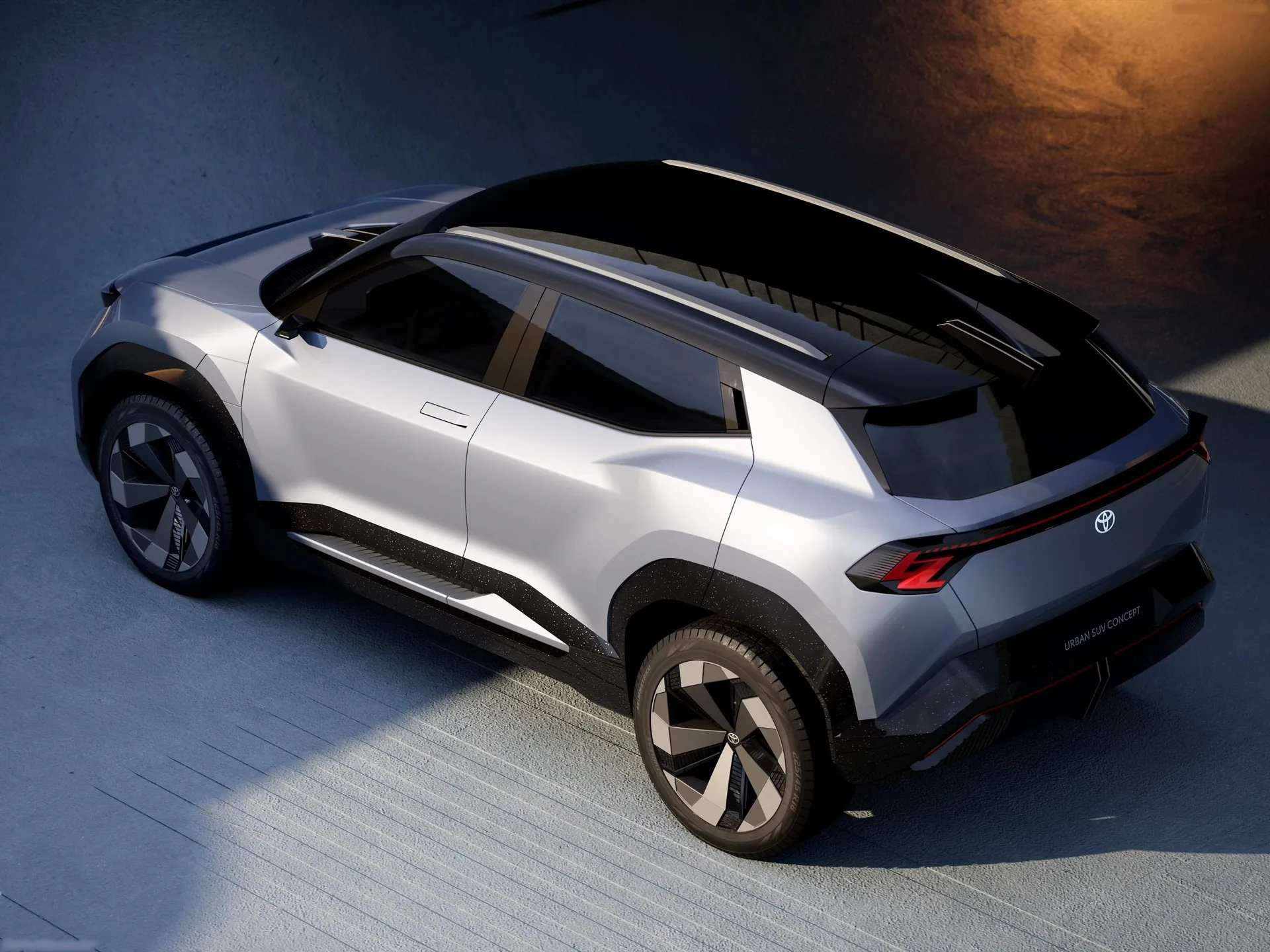 Toyota Urban SUV Concept (2023) – zadní tříčtvrteční pohled