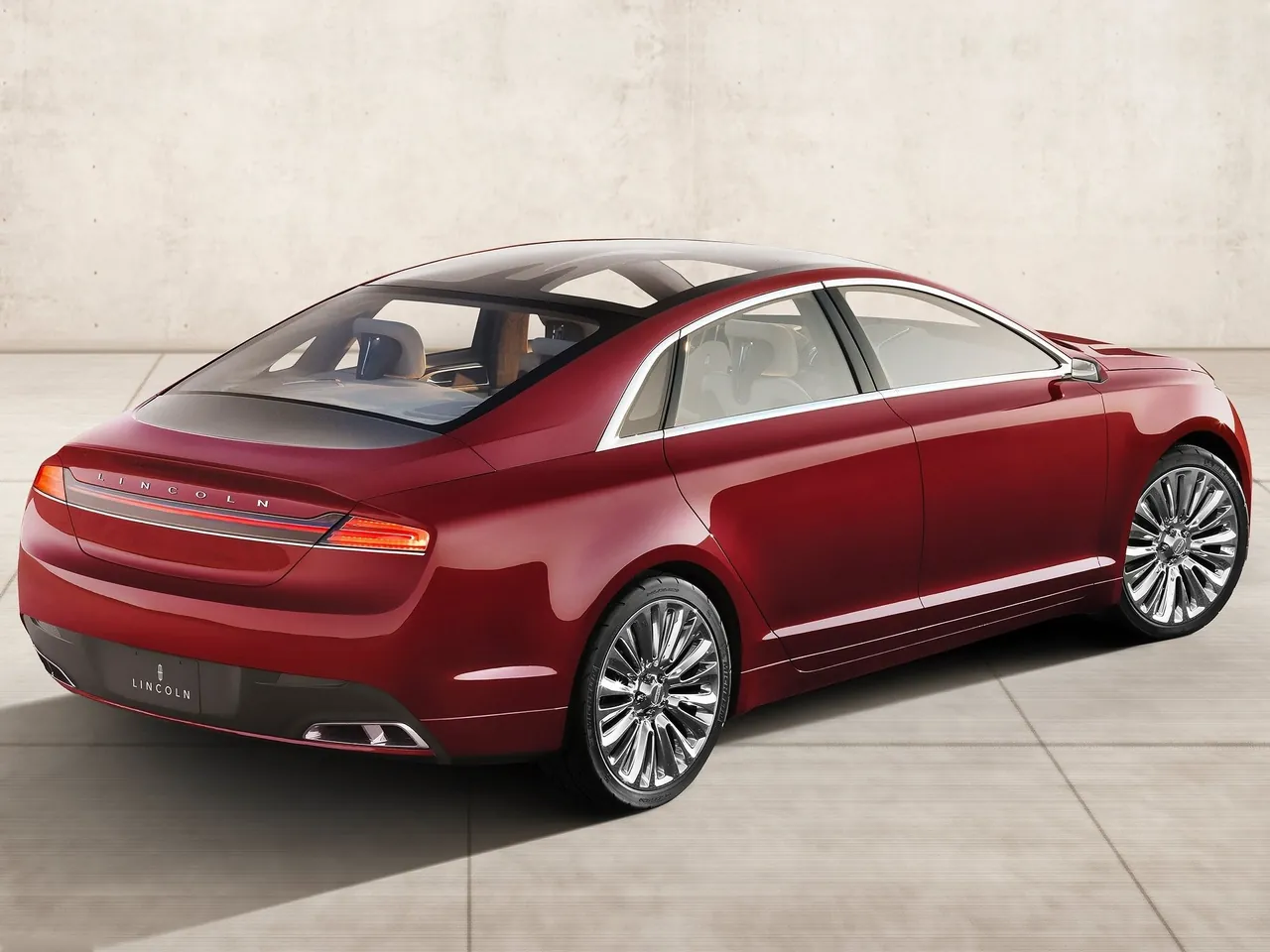Lincoln MKZ Concept (2012) – zadní tříčtvrteční pohled