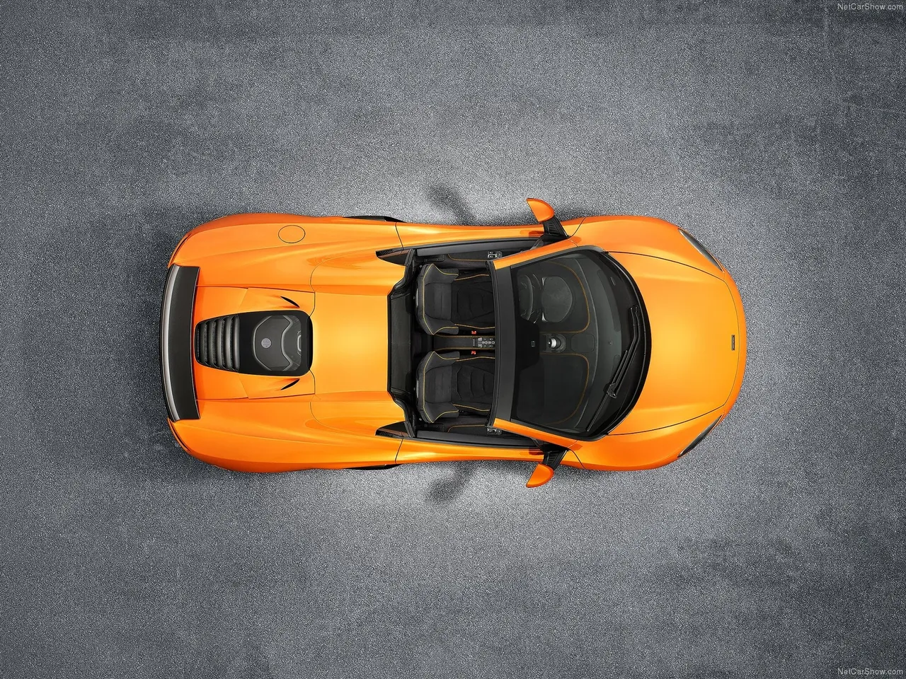 McLaren 650S Spider (2015) - Top view