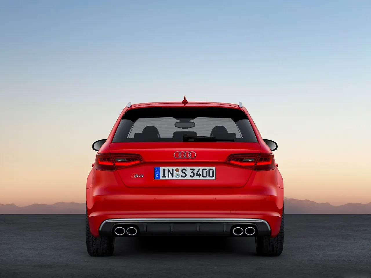 Audi S3 Sportback (2014) – zezadu