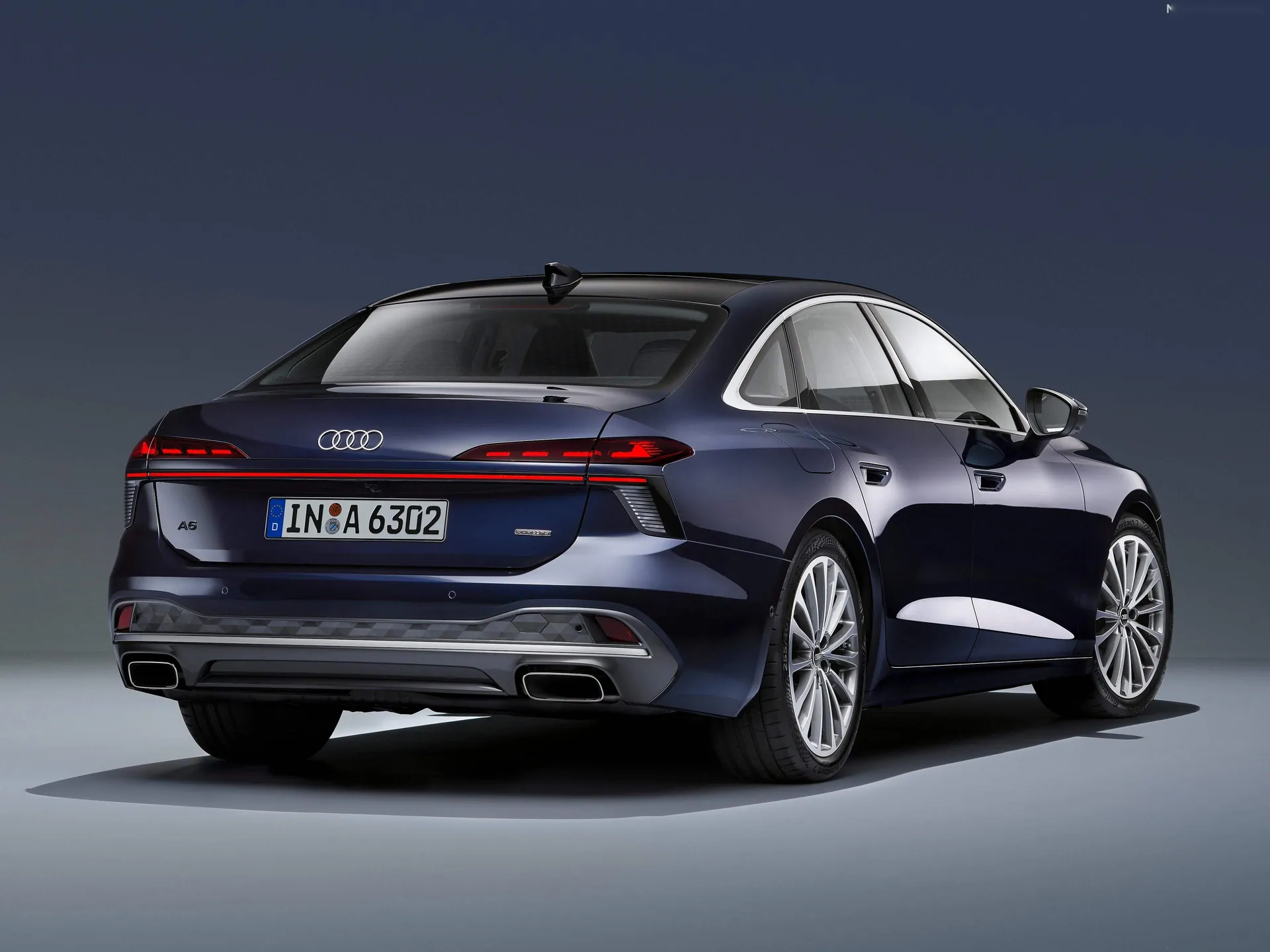 Audi A6 Sedan (2026) – zadní tříčtvrteční pohled