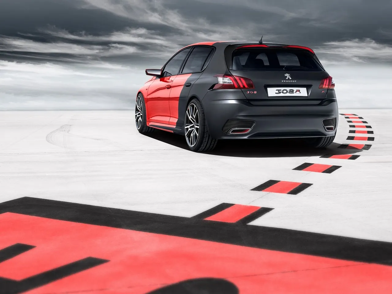 Peugeot 308 R Concept (2013) – zadní tříčtvrteční pohled