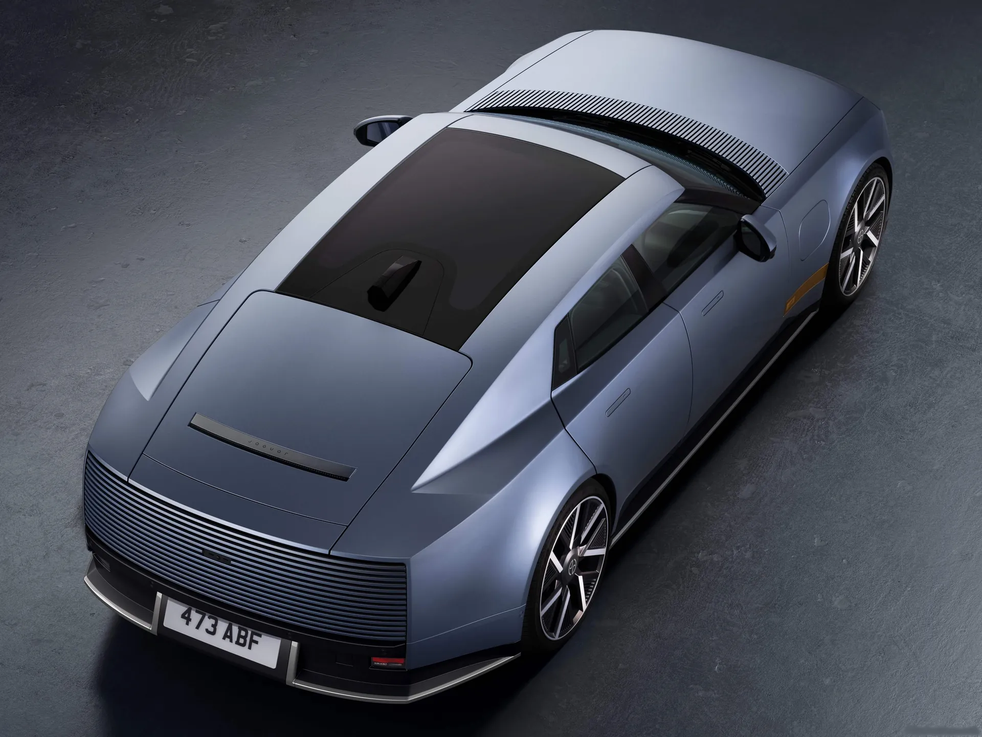 Jaguar Type 01 (2028) – zadní tříčtvrteční pohled