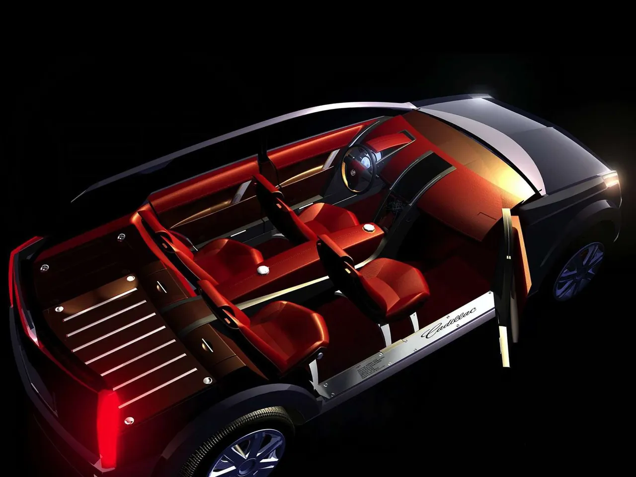 Cadillac Vizon Concept (2002) – interiér