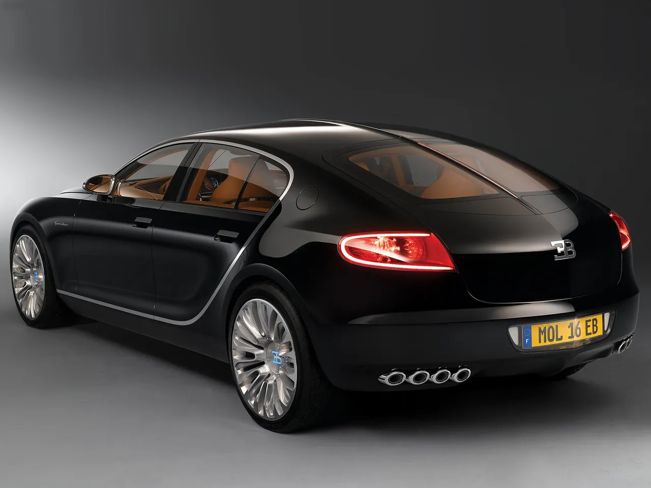 Bugatti Galibier Concept (2009) – zadní tříčtvrteční pohled