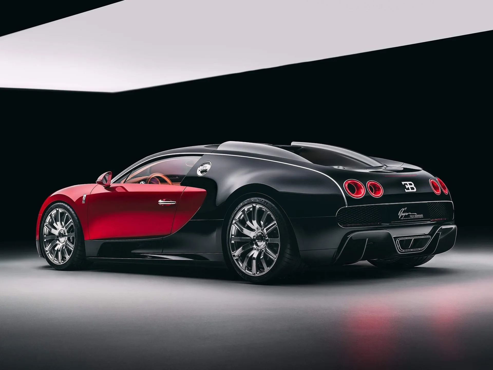 Bugatti FKP Hommage (2026) – zadní tříčtvrteční pohled
