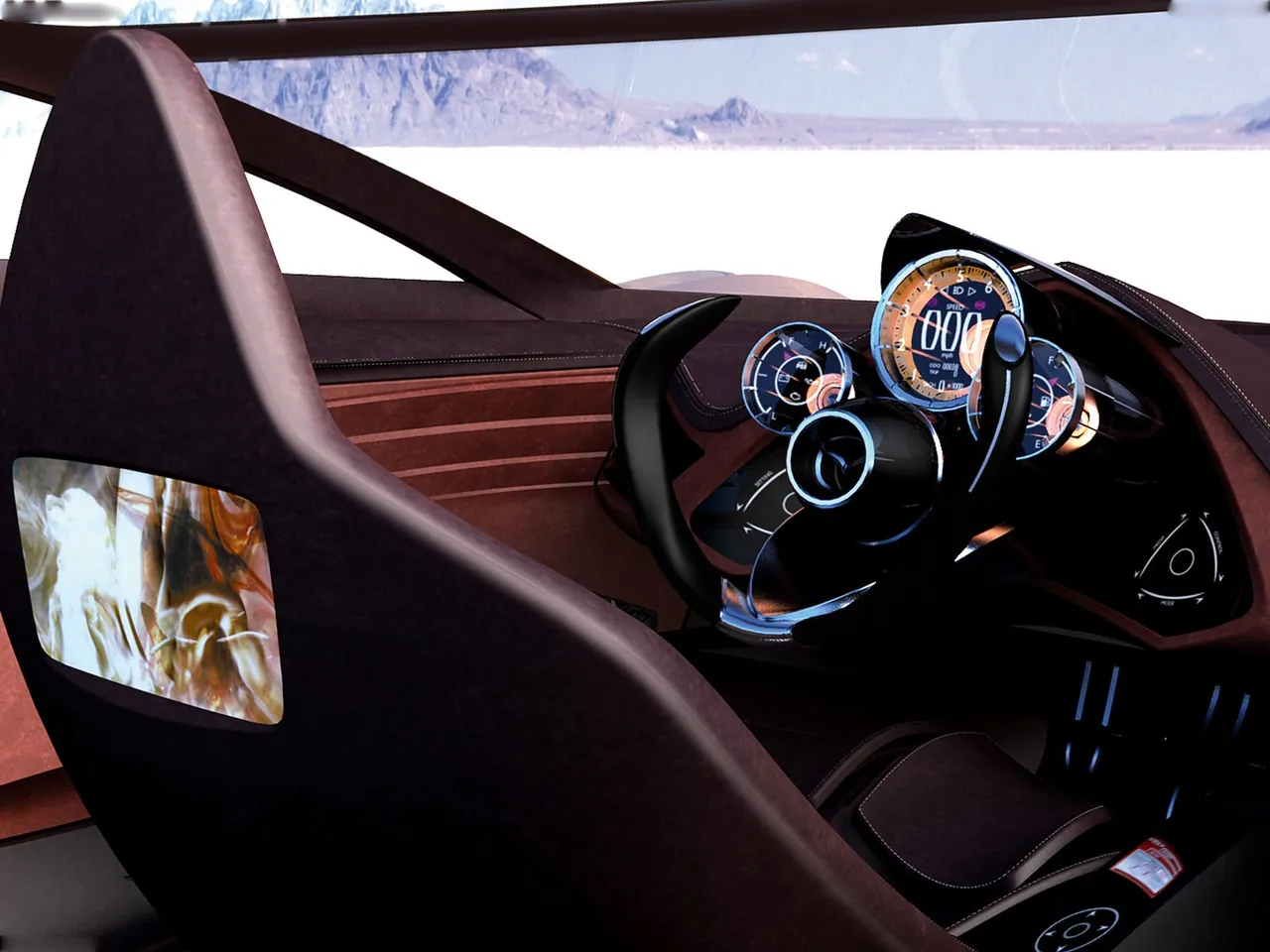 Mazda Nagare Concept (2006) – interiér