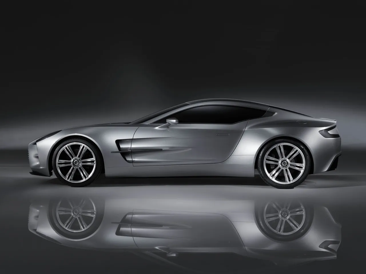 Aston Martin One-77 (2010) - Side Profile