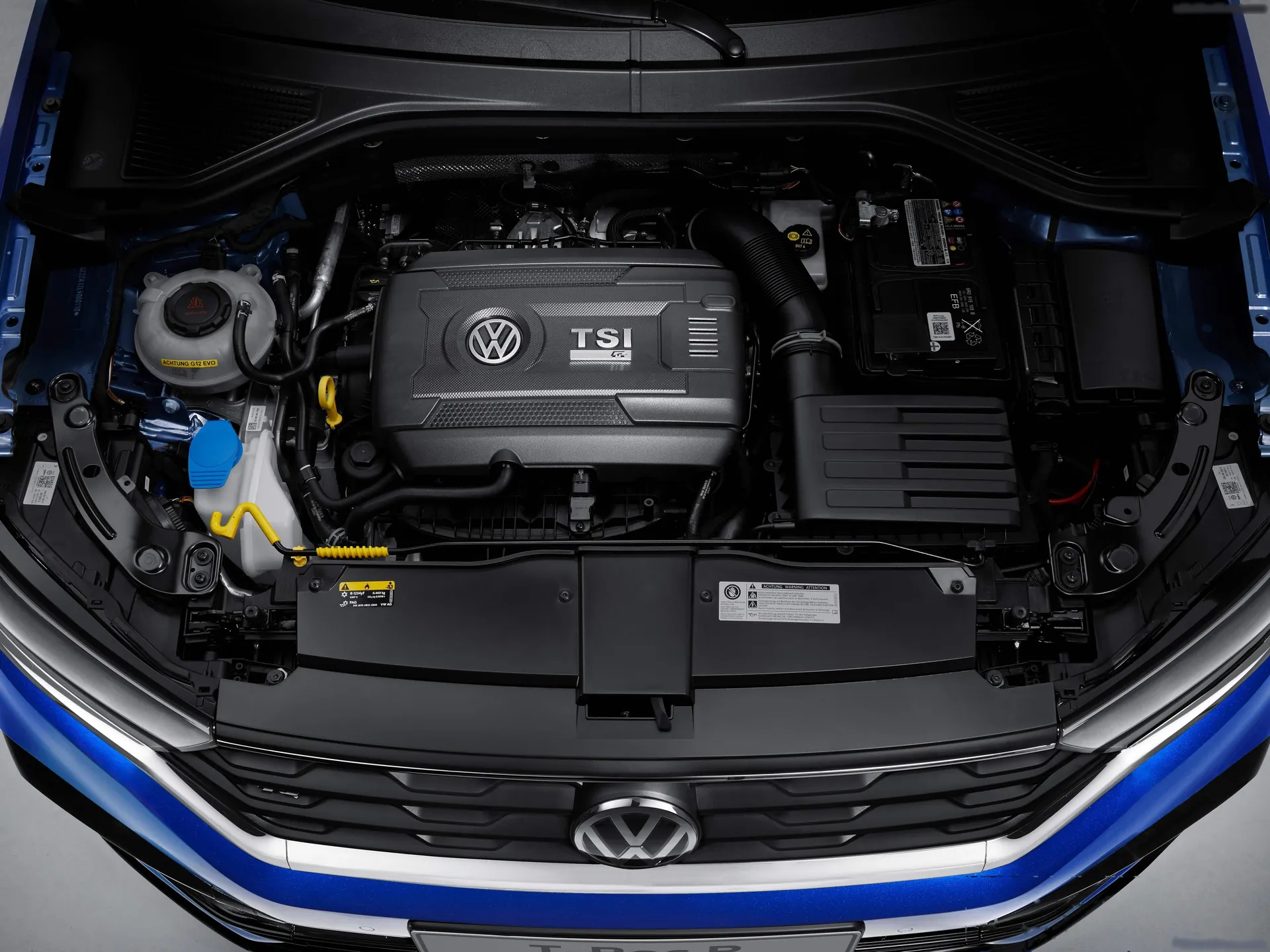 Volkswagen T-Roc R (2020) – motorový prostor