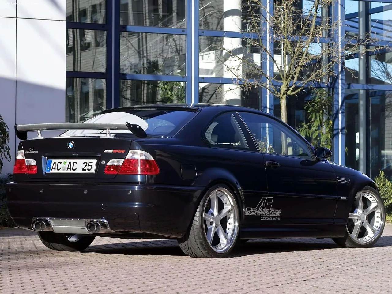 AC Schnitzer ACS3 3Series E46 M3 Sport (2003) – zadní tříčtvrteční pohled