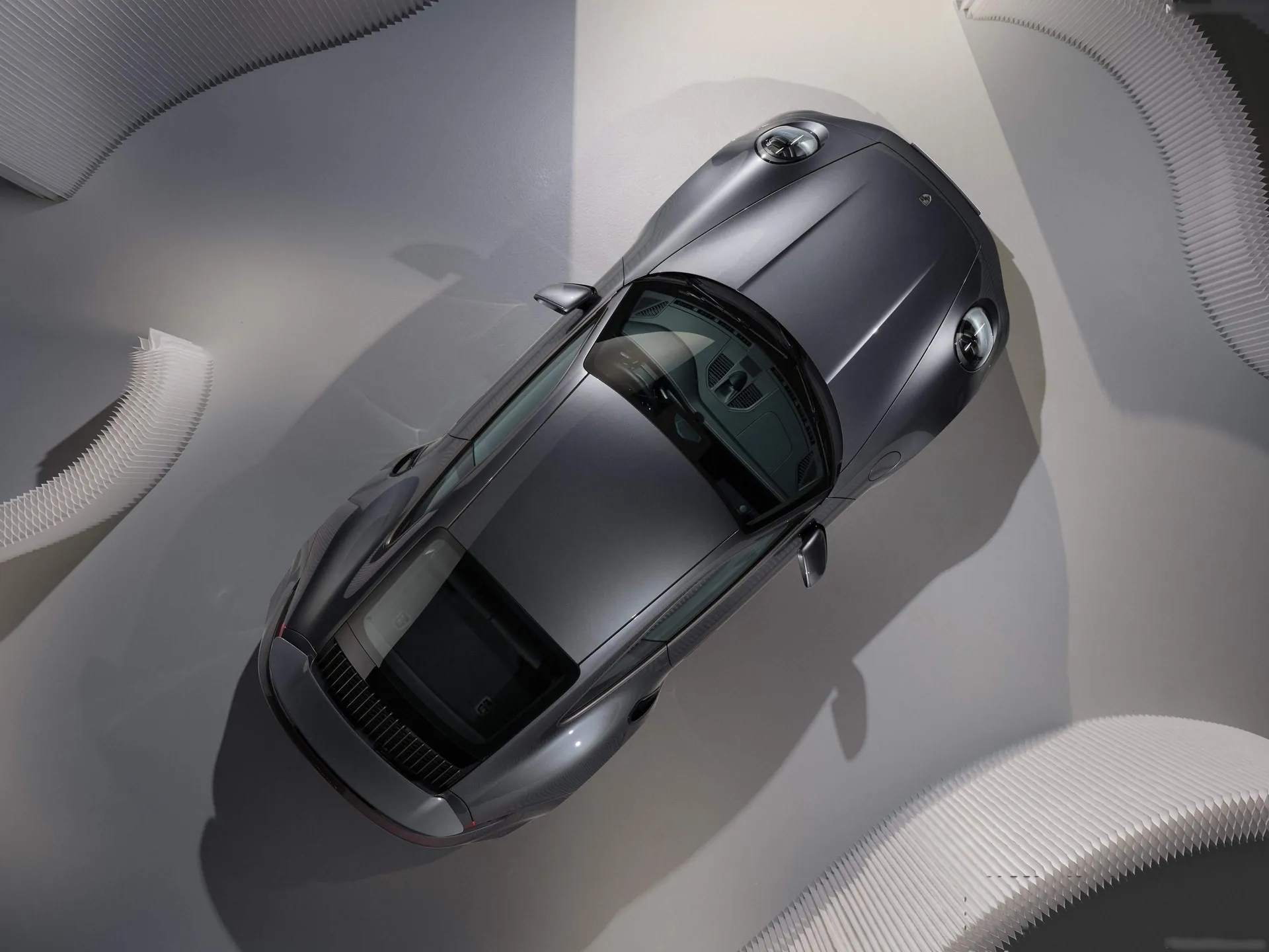 Porsche 911 Turbo S (2026) – pohled shora