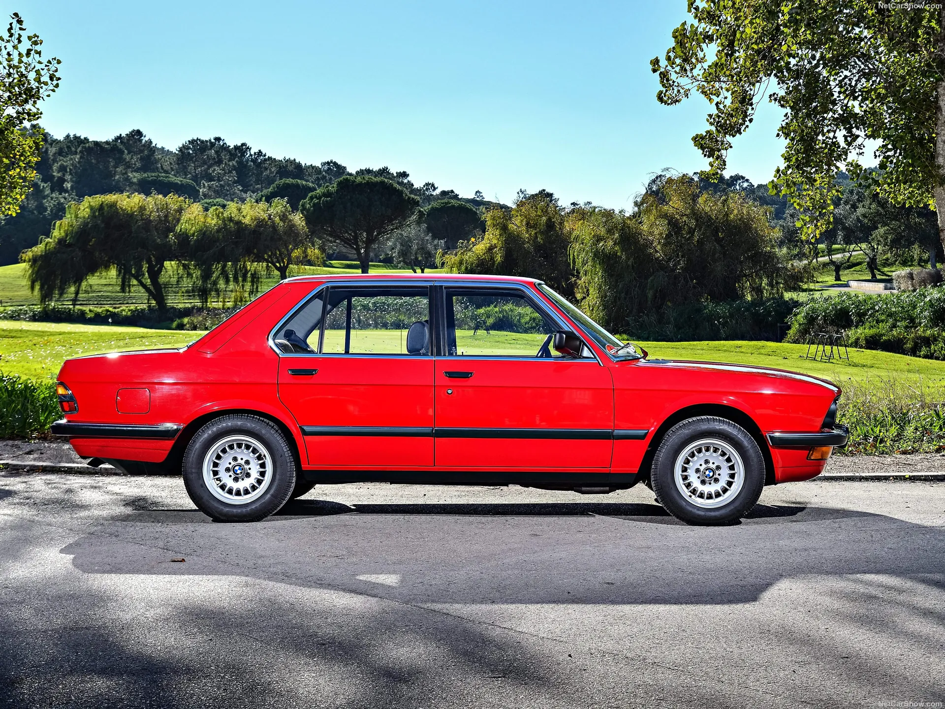 BMW 5-Series (1983) – boční profil
