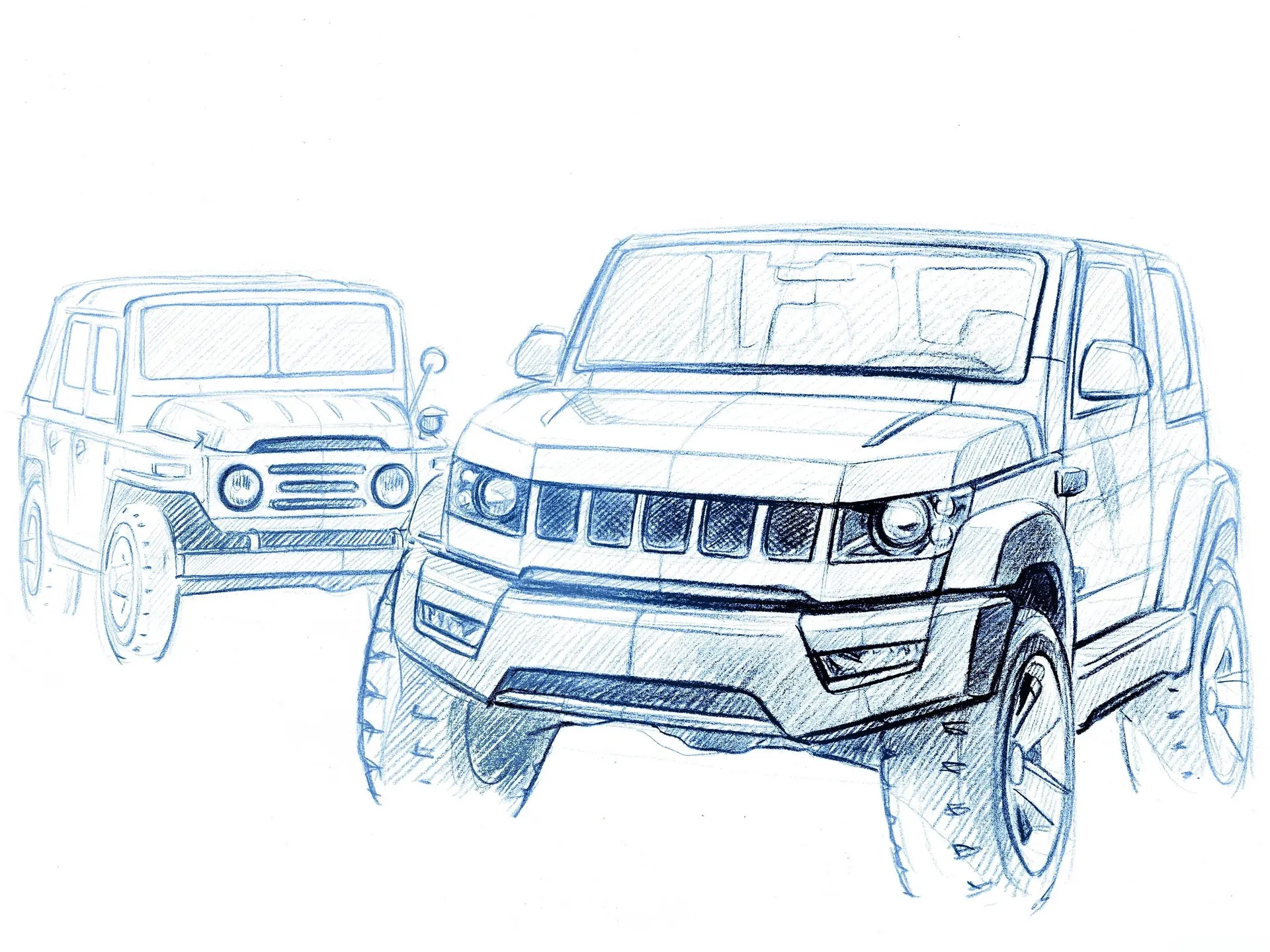 BAIC Beijing BJ40 (2014) - Design Sketches