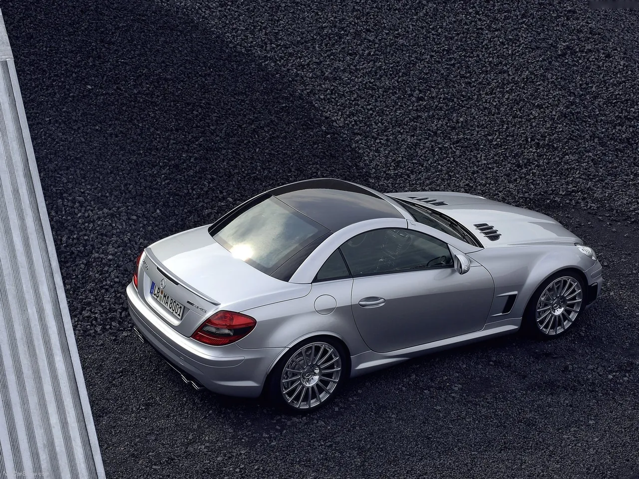 Mercedes-Benz SLK 55 AMG Black Series (2007) - Rear Three-Quarter