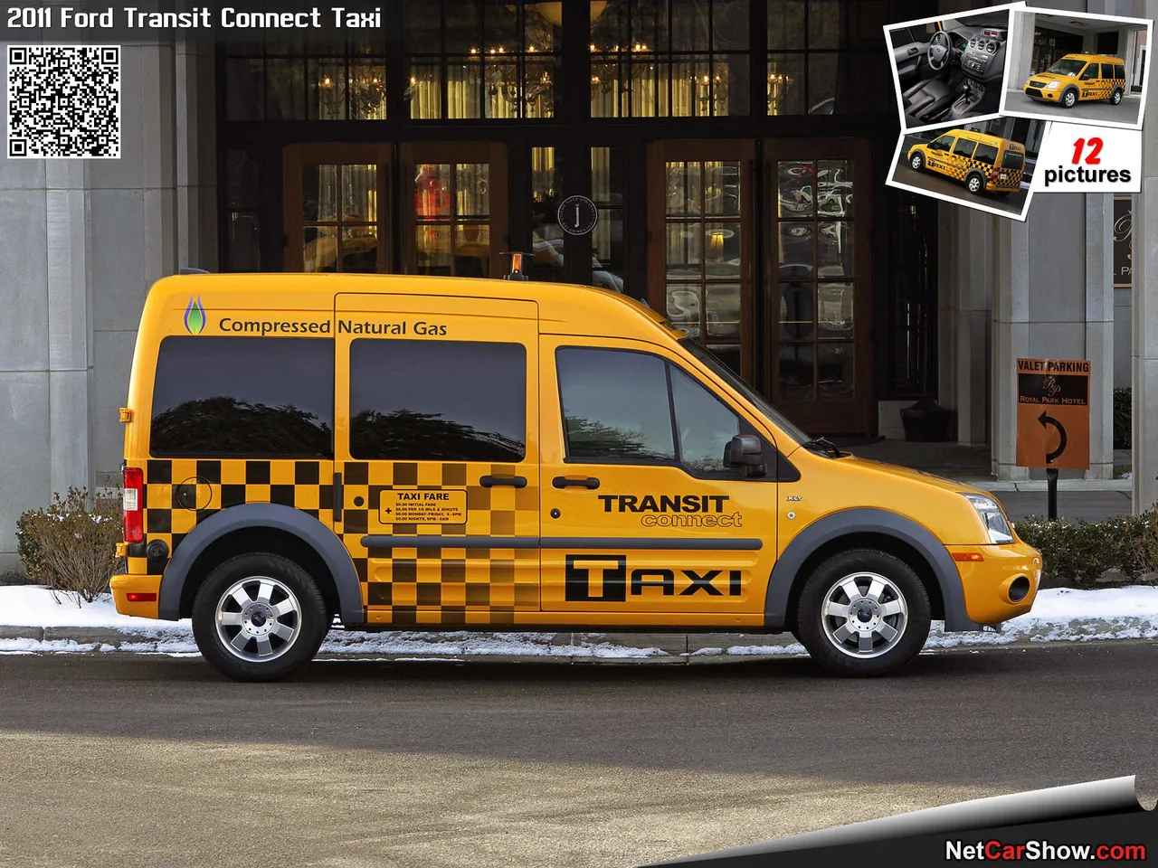 Ford Transit Connect Taxi (2011) – boční profil