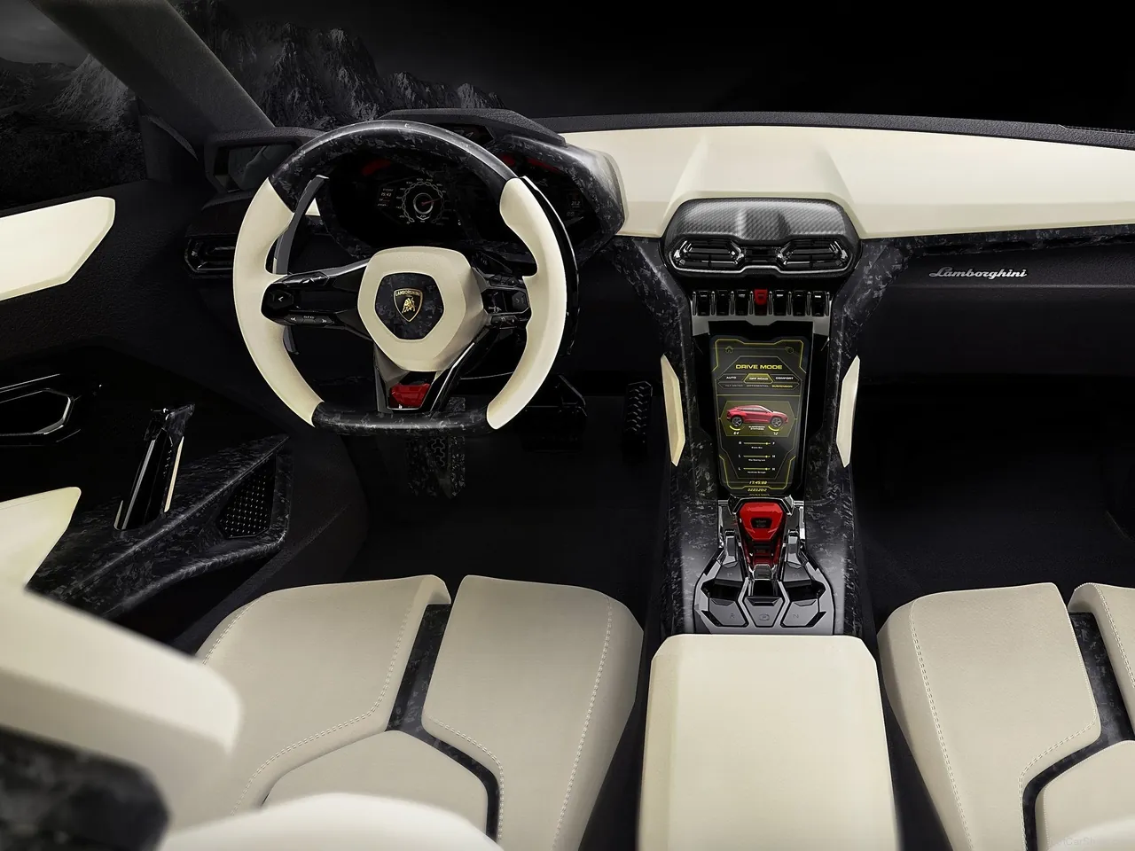 Lamborghini Urus Concept (2012) – interiér