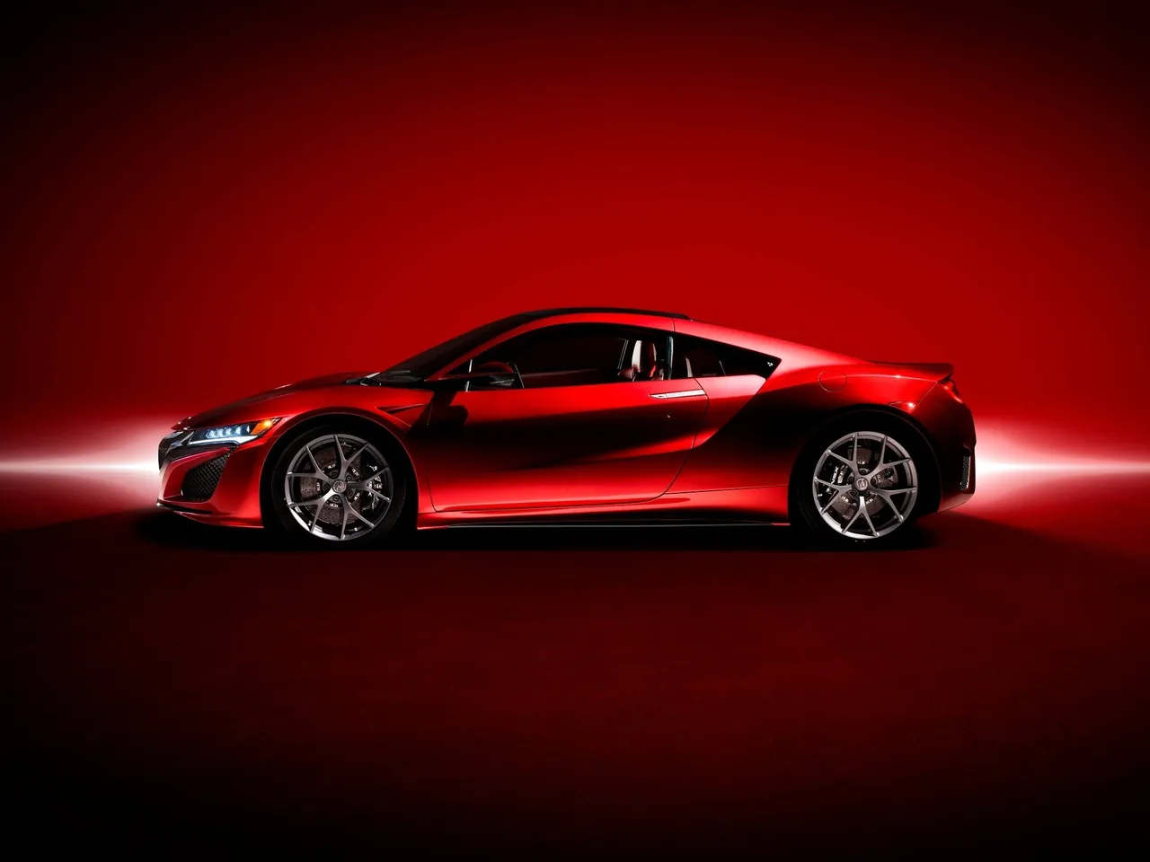 Acura NSX (2016) – boční profil