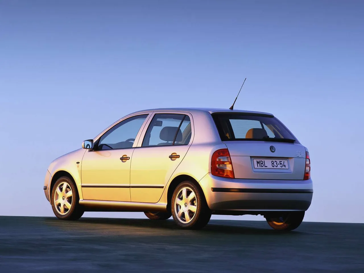 Skoda Fabia (2000) – zadní tříčtvrteční pohled