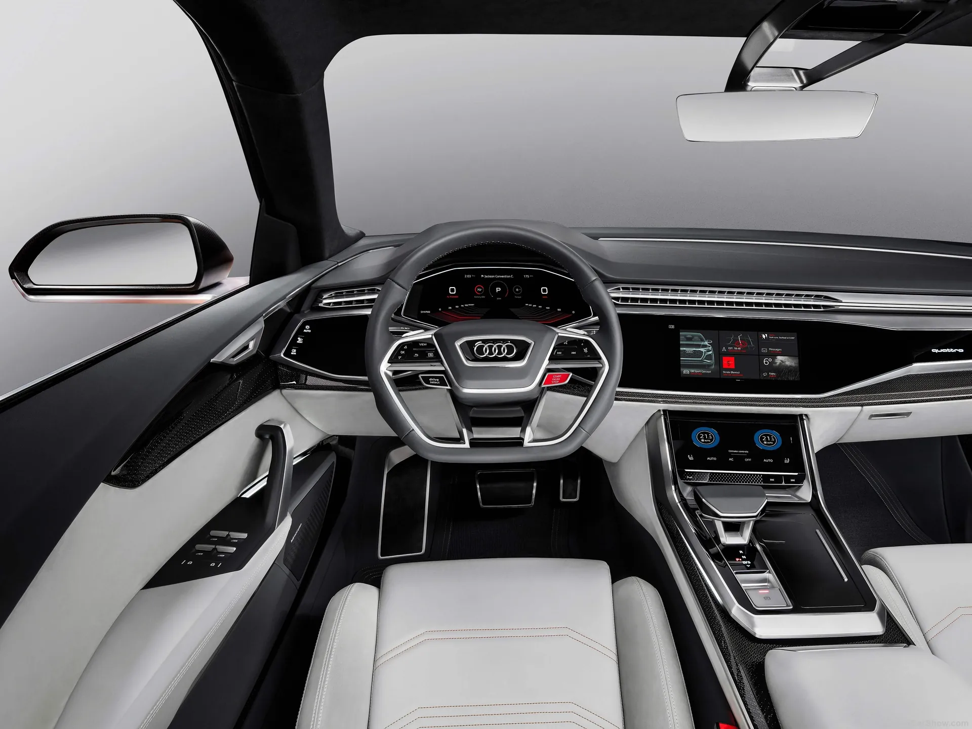 Audi Q8 Sport Concept (2017) – interiér