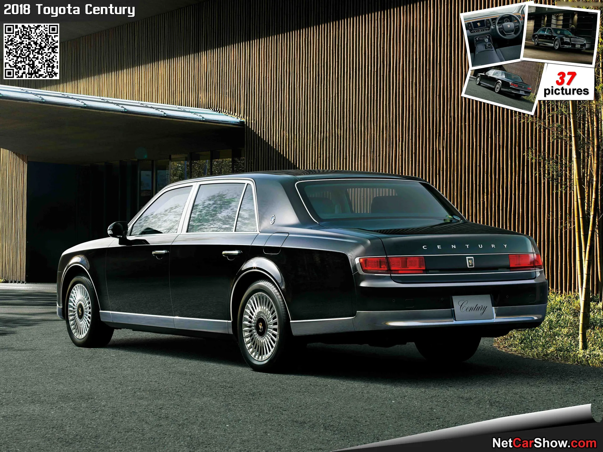 Toyota Century (2018) – zadní tříčtvrteční pohled