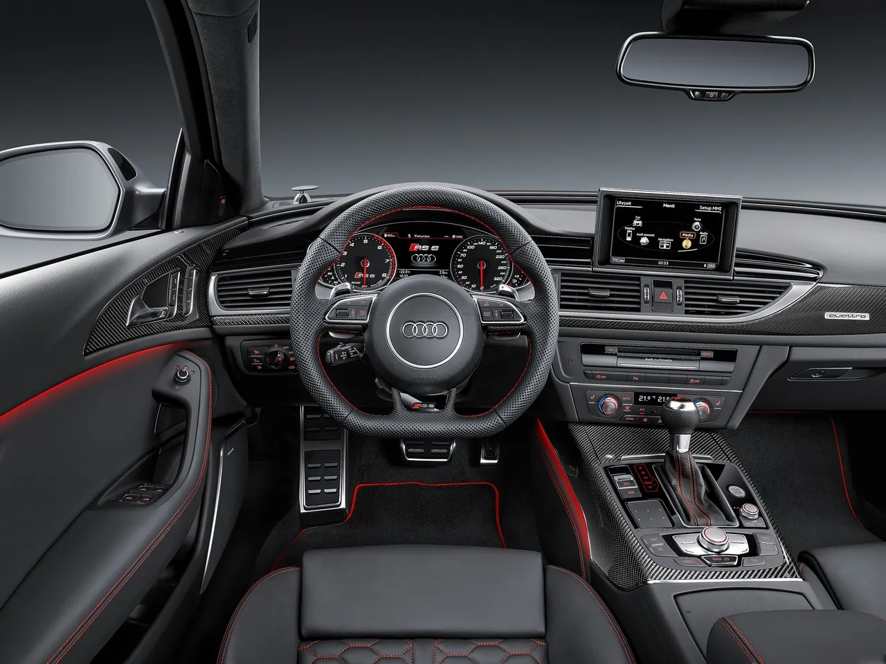 Audi RS6 Avant performance (2016) – interiér