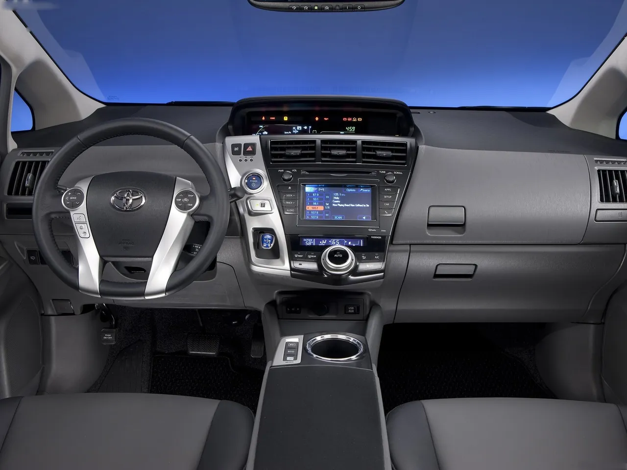 Toyota Prius V (2012) – interiér