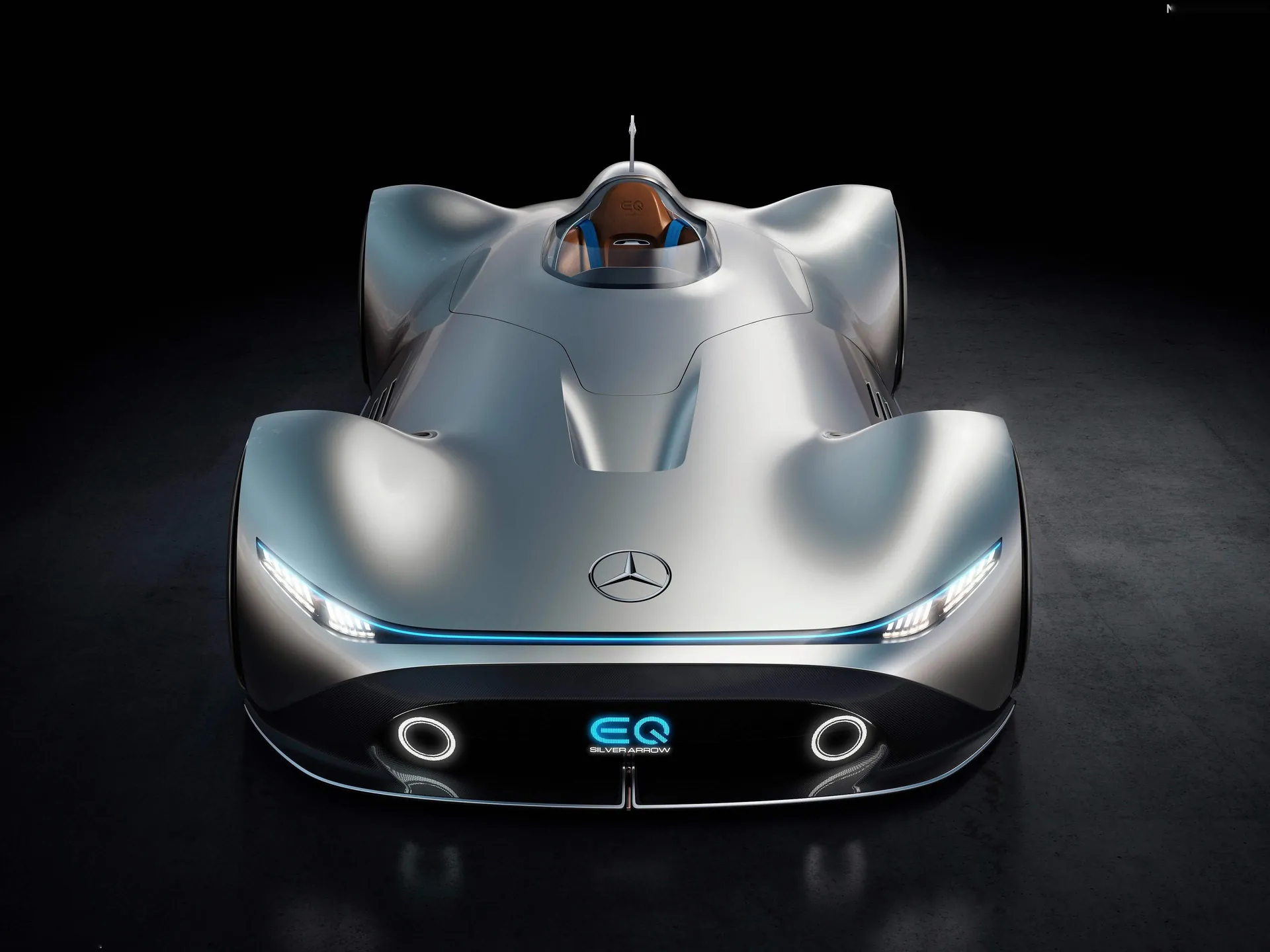 Mercedes-Benz Vision EQ Silver Arrow Concept (2018) – zepředu