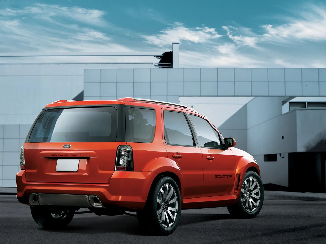 Ford Equator Concept (2005) – zadní tříčtvrteční pohled