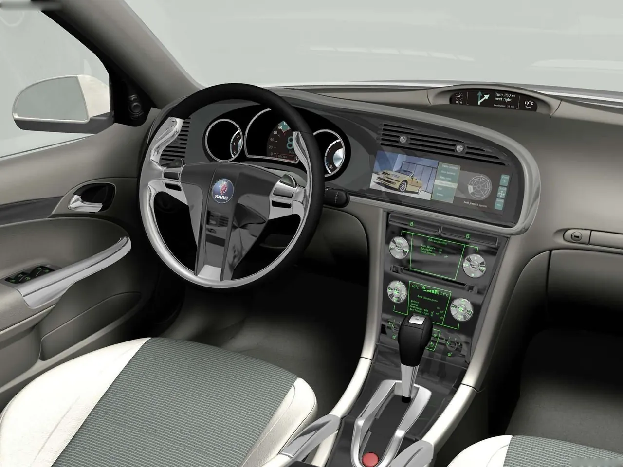 Saab 93 SportHatch Concept (2003) – interiér