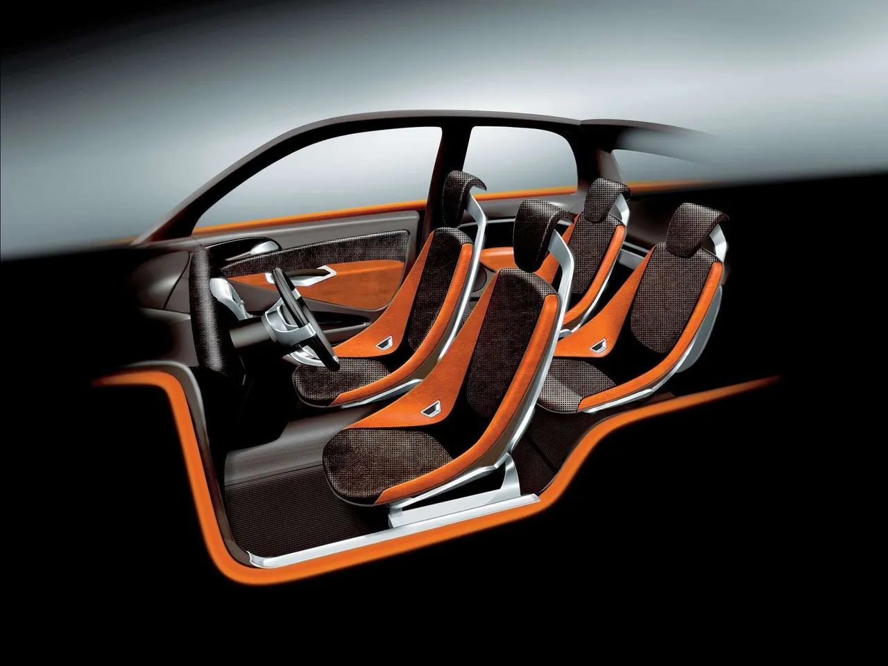 Lancia Ypsilon Sport Concept car (2005) – interiér