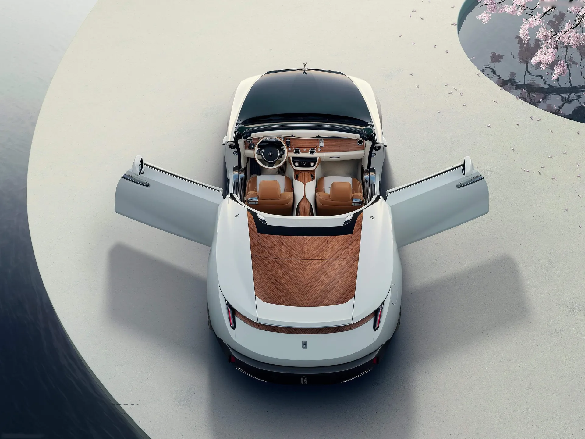 Rolls-Royce Droptail Arcadia (2024) – pohled shora