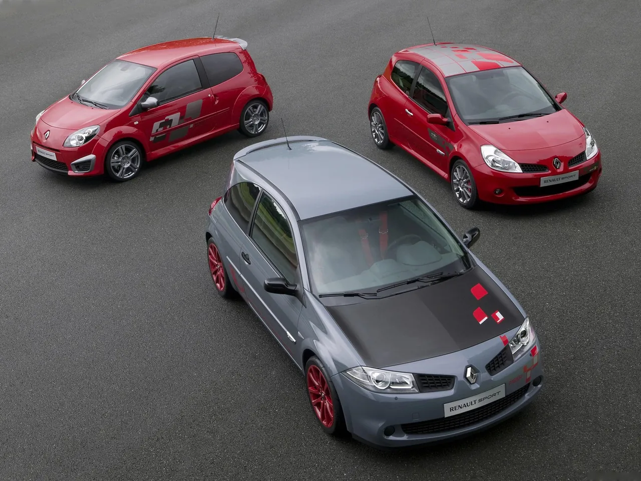 Renault Megane R26.R (2009) – skupinový snímek