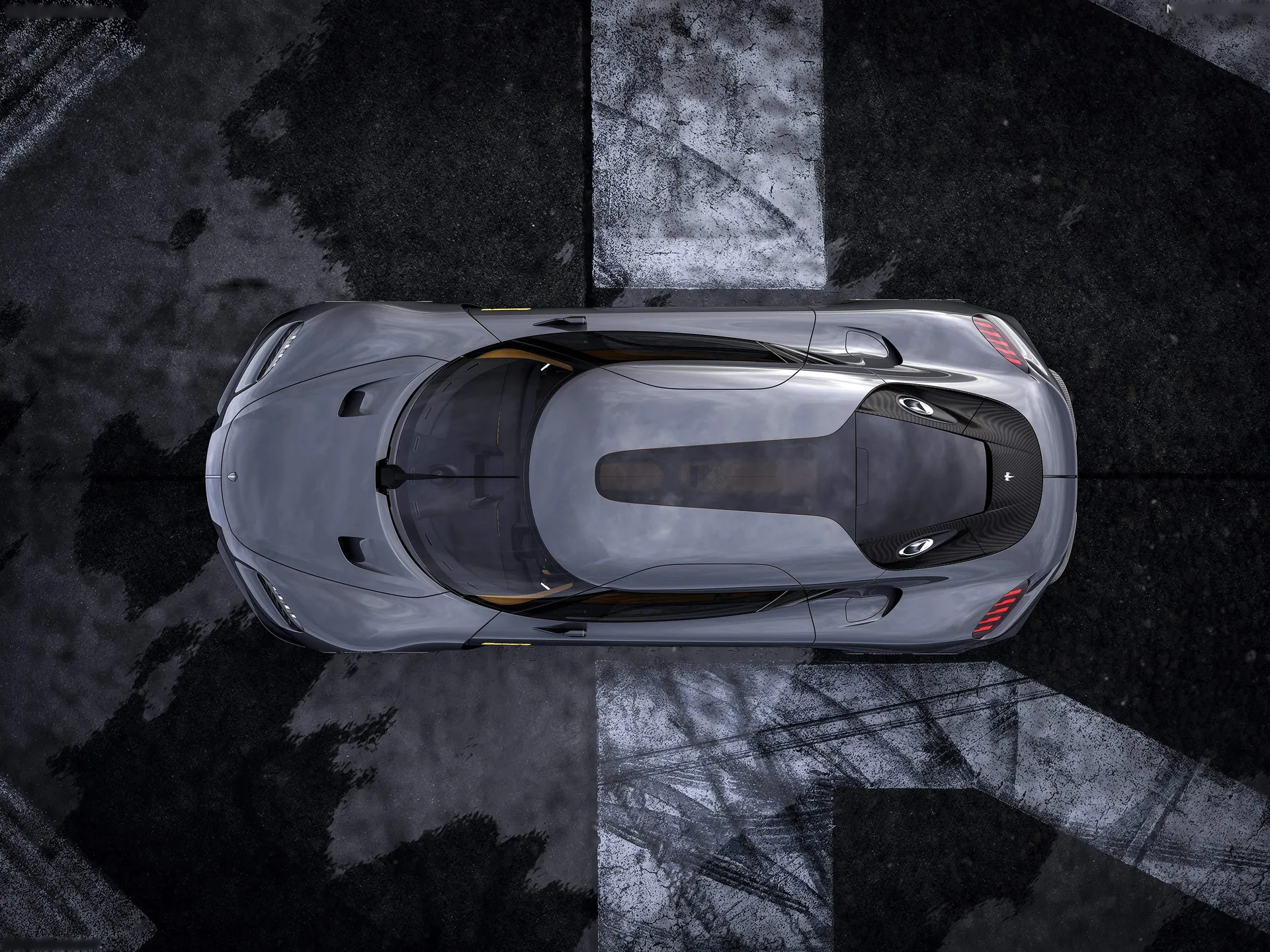 Koenigsegg Gemera (2021) – pohled shora