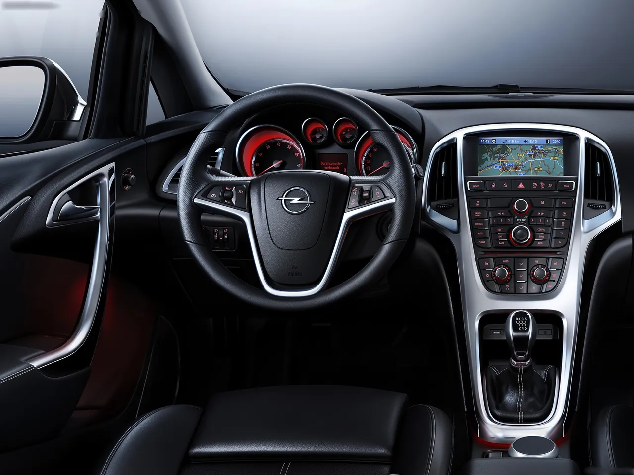 Opel Astra (2010) – interiér