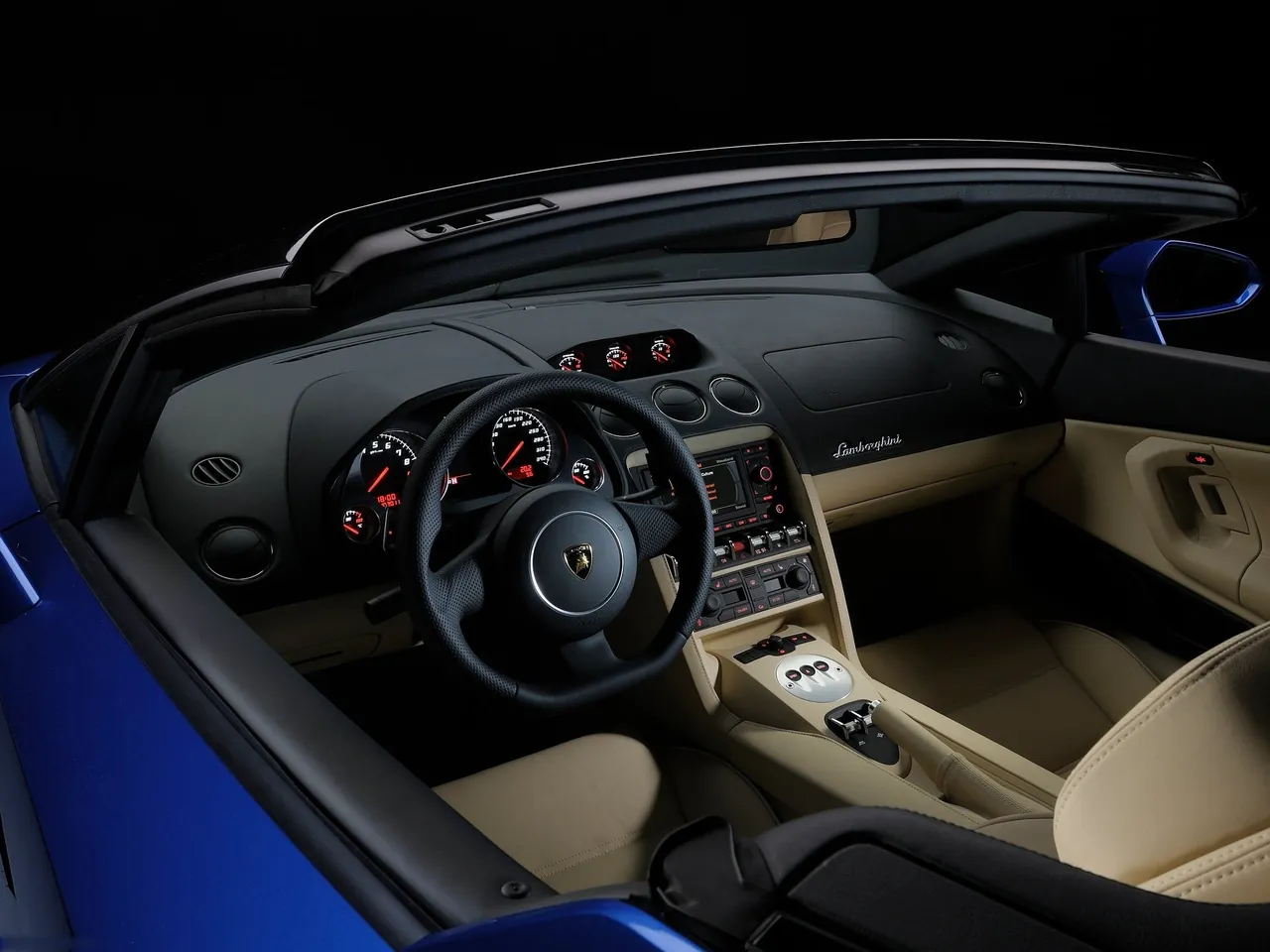 Lamborghini Gallardo LP550-2 Spyder (2012) – interiér