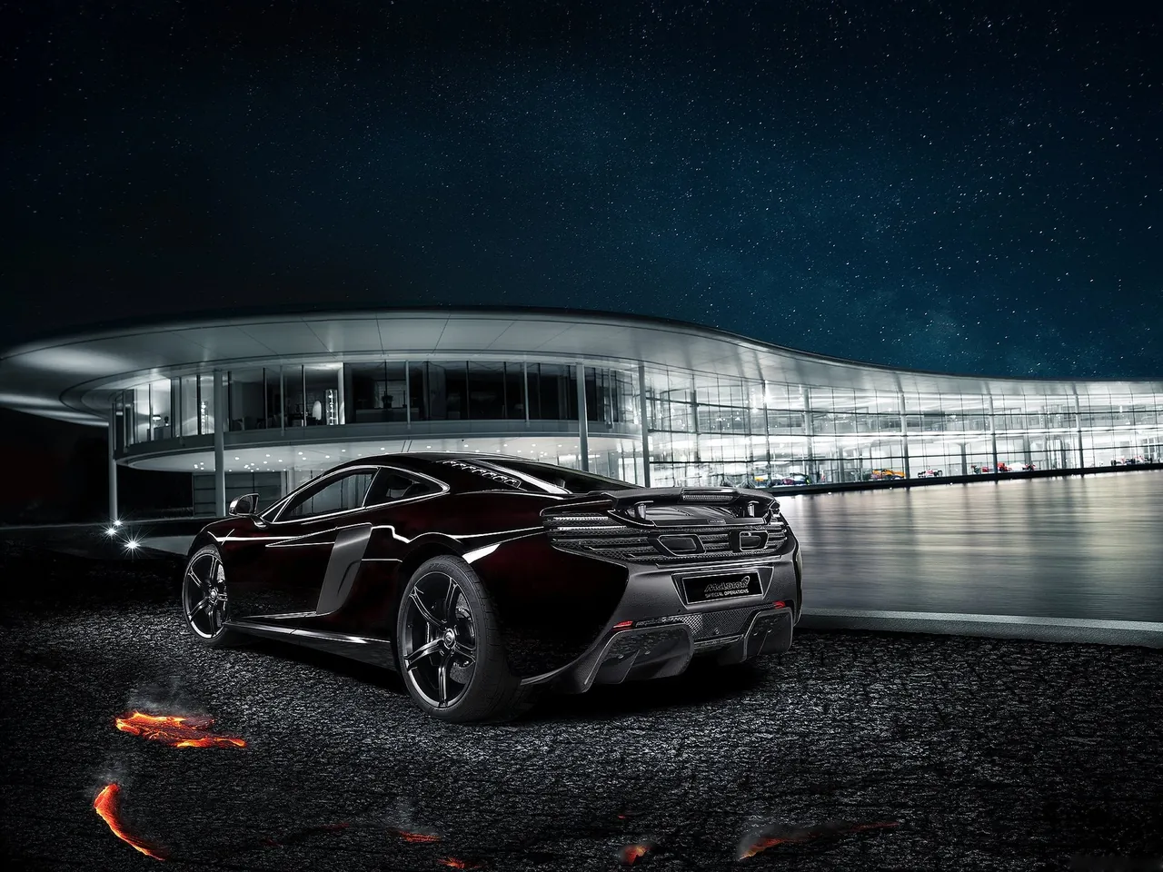 McLaren 650S Coupe MSO Concept (2014) – zadní tříčtvrteční pohled