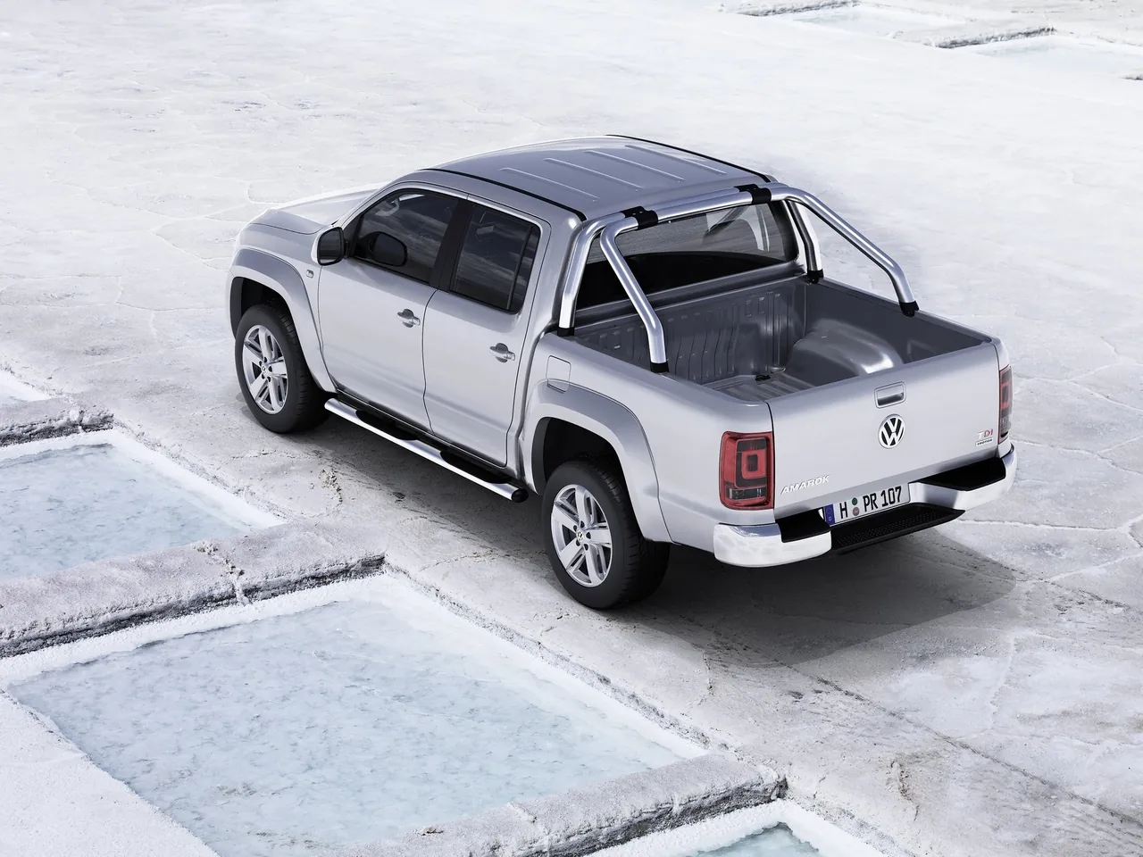 Volkswagen Amarok (2011) – zadní tříčtvrteční pohled