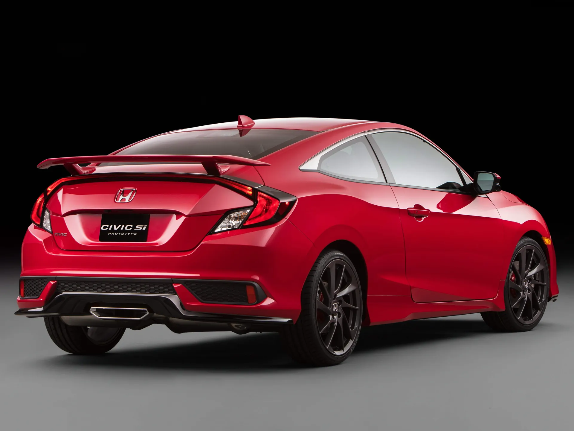 Honda Civic Si Concept (2016) – zadní tříčtvrteční pohled