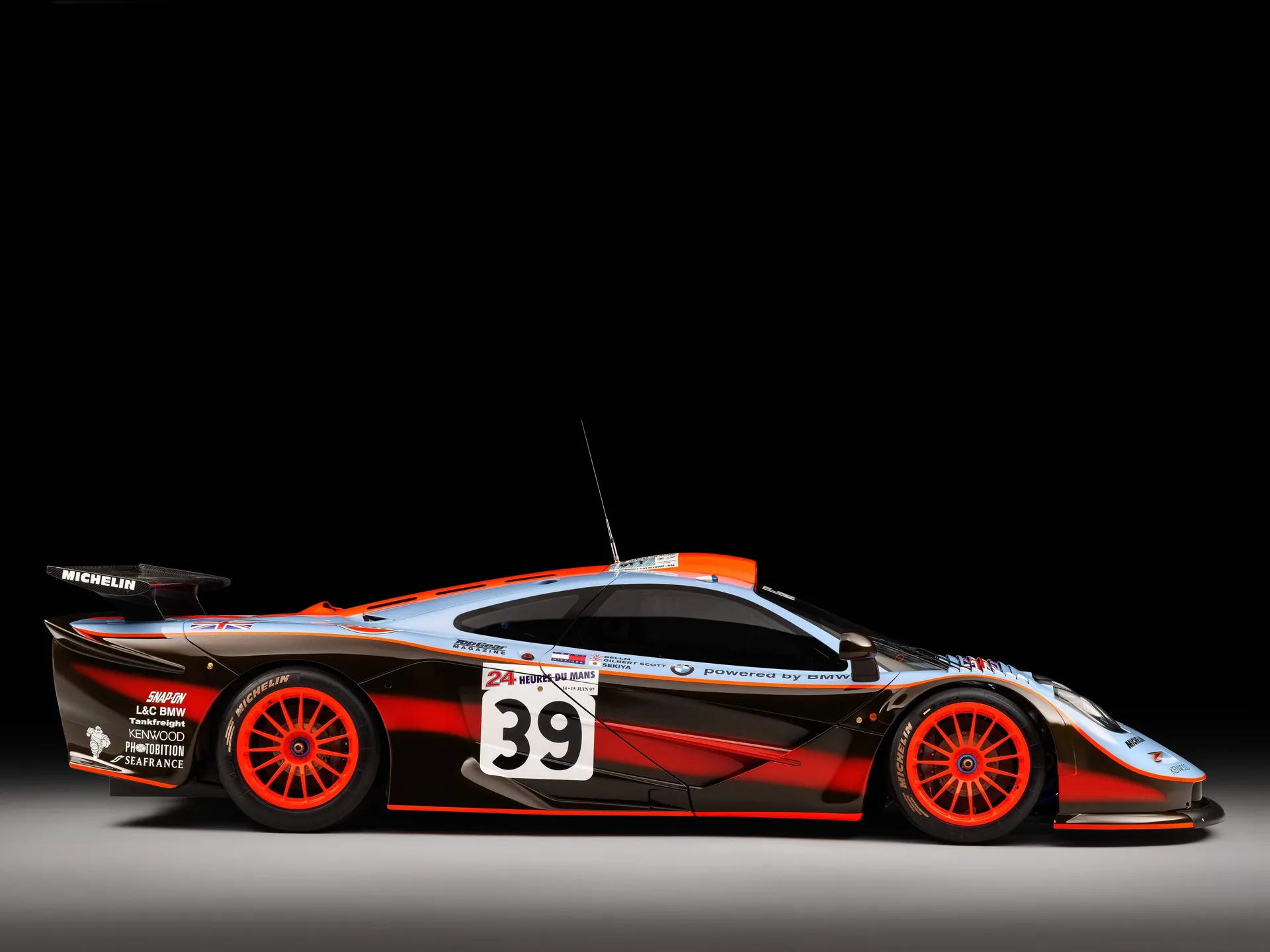 McLaren F1 GTR Longtail 25R (1997) – boční profil