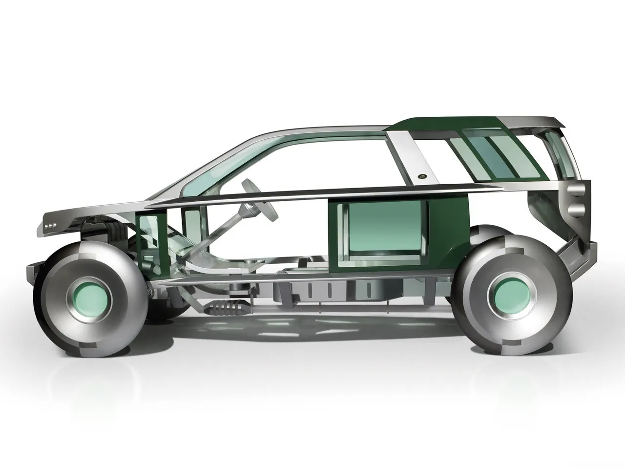 Land Rover Land e Concept (2006) – boční profil