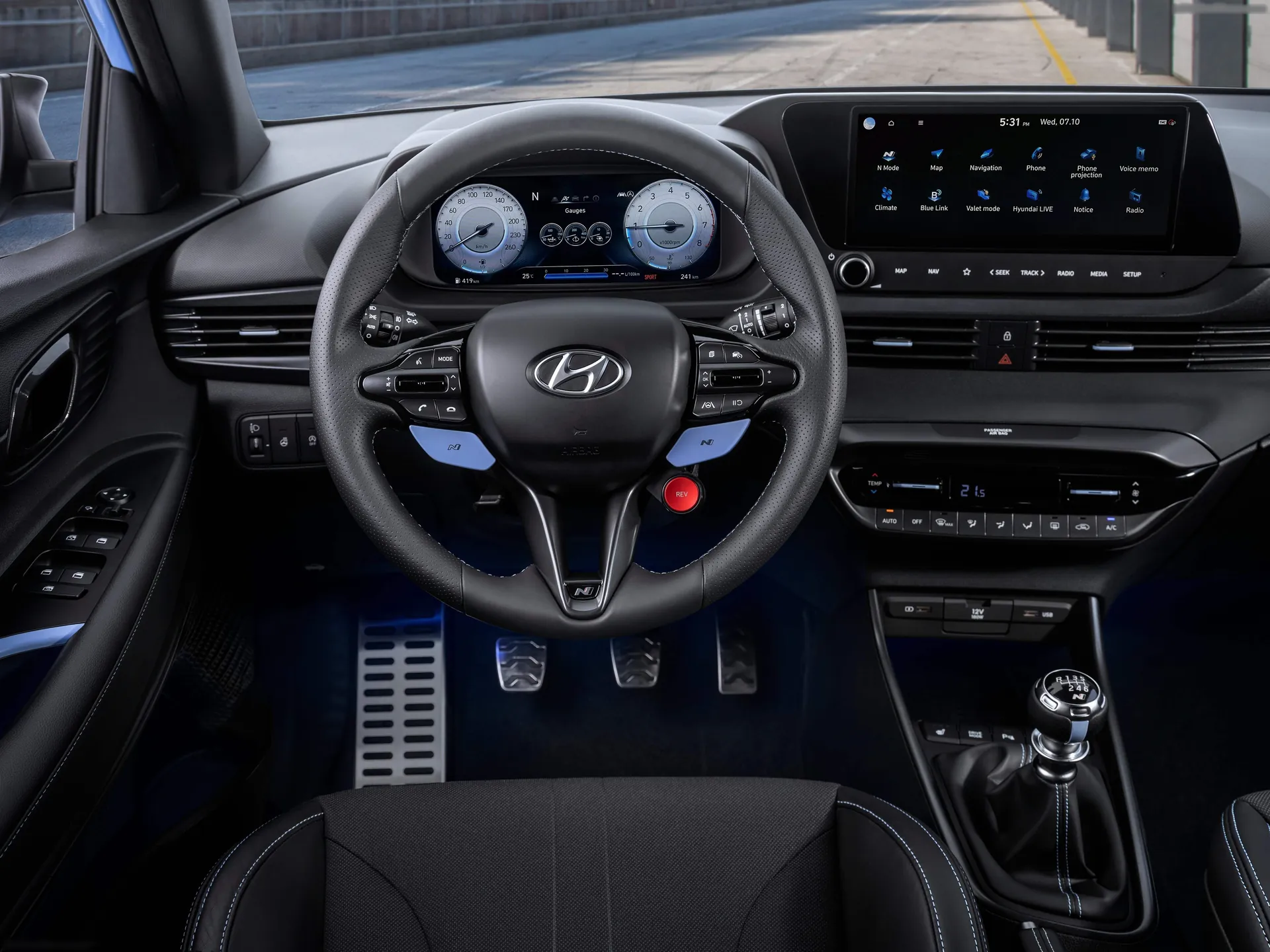 Hyundai i20 N (2021) – interiér