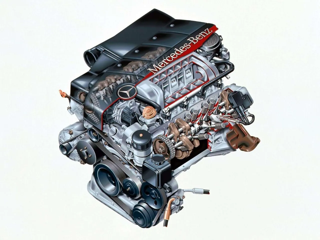 Mercedes-Benz CLS500 (2005) - Engine